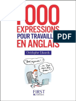 Petit Livre - 1000 Expressions Pour Travailler en Anglais (Christopher EDWARDS (Edwards, Christopher) )