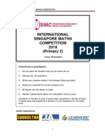 ISMC Exemplar Primary 2 Questions