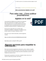 Módulo 1 G29 - para Saber Más - ¿Cómo Publicar Presentaciones Digitales en La Web