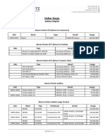 Daftar Harga: Sablon Digital