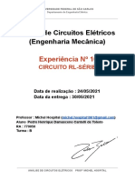 Análise Circuito RL-Série UFSCar