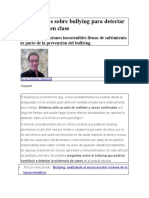 28 Preguntas Sobre Bullying para Detectar La Violencia en Clase