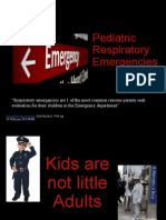 Pediatric Respiratory Emergencies