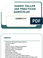 BPA Seminario taller sobre buenas prácticas agrícolas EUREPGAP