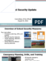 COW School Security Update (8!8!2022)
