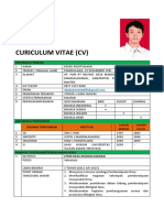 Curiculum Vitae (CV) : Informasi Pribadi