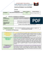 FICHA DE ACTIVIDAD #4 2 Do Año