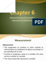Chapter 6 Operational Definition DC181