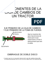 Componentes de La Caja de Cambios de Un Tractor