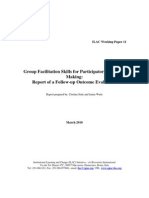 Evaluation Report Facilitation Workshop 2005-2009 - Final