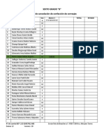 Control de Cancelacion de Correajes 6° B