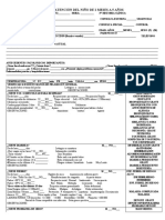 Formulario de Registro 2 Meses A 5 Años°°