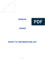 Right to Information Act Manual for Tamil Nadu e-Governance
