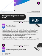 Materi 04 - Mengenal Tag Dasar Pada HTML