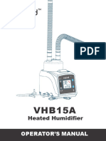 BASE DE HUMIDIFICACAO VHB15A Operators Manual