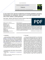 A Case Report of An Unusual Complication of Amanita Phalloides Poisoning