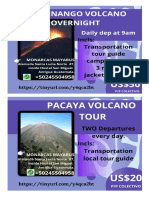 Tour Volcanoes Guatemala