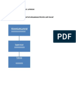 Contoh Struktur Organisasi Project Termite Dilapangan