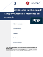 Foro 3 Analisis Sobre La Situacion de Europa y America Al Momento Del Encuentro