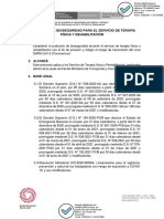 Anexo - Protocolo para El Servicio de Terapia Física y Rehabilitación