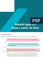 Boletín Actualización Legal - Mayo y Junio