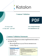 4 - Katalon Validation - 2019