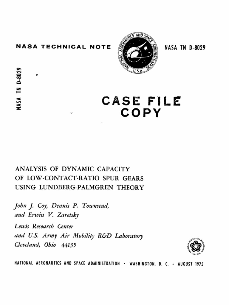 Analysis of Dynamic Capacity of LowContactRatio Spur Gears Using