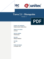 Tarea2.1 Disrupción