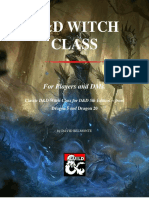 D&D Witch Class: For Players and Dms