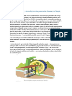 Aportes Científicos y Tecnológicos de Generación de Energía Limpia en El Perú