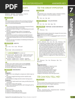 Speak Out-Preintermediate Answer Key - Unit 7 (Part1)