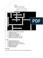 Activity: Emotions Crossword Objective: To Increase Awareness of Our Emotions