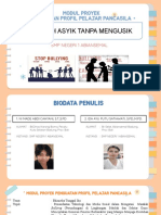 Modul Projek Bhinneka Tunggal Ika - MENJADI ASYIK TANPA MENGUSIK - Fase D