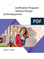 Master's Certification Program in Electric Vehicle Design & Development