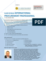 Certified International Procurement Professional - India