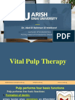 Vital Pulp Therapy Techniques and Materials