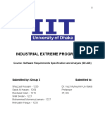 Industrial Extreme Programming: Submitted By: Group 3 Submitted To