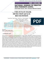 Covid-19 Face Mask Detection & Face Recognition: Abstract