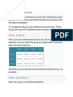 0 - Multidimensional Arrays