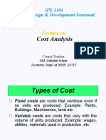 Cost Analysis PD