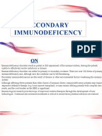 Secondary Immunodeficency..