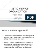 Holistic View of Organization