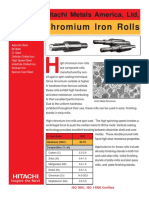 Chromium Iron Rolls: Hitachi Metals America, LTD