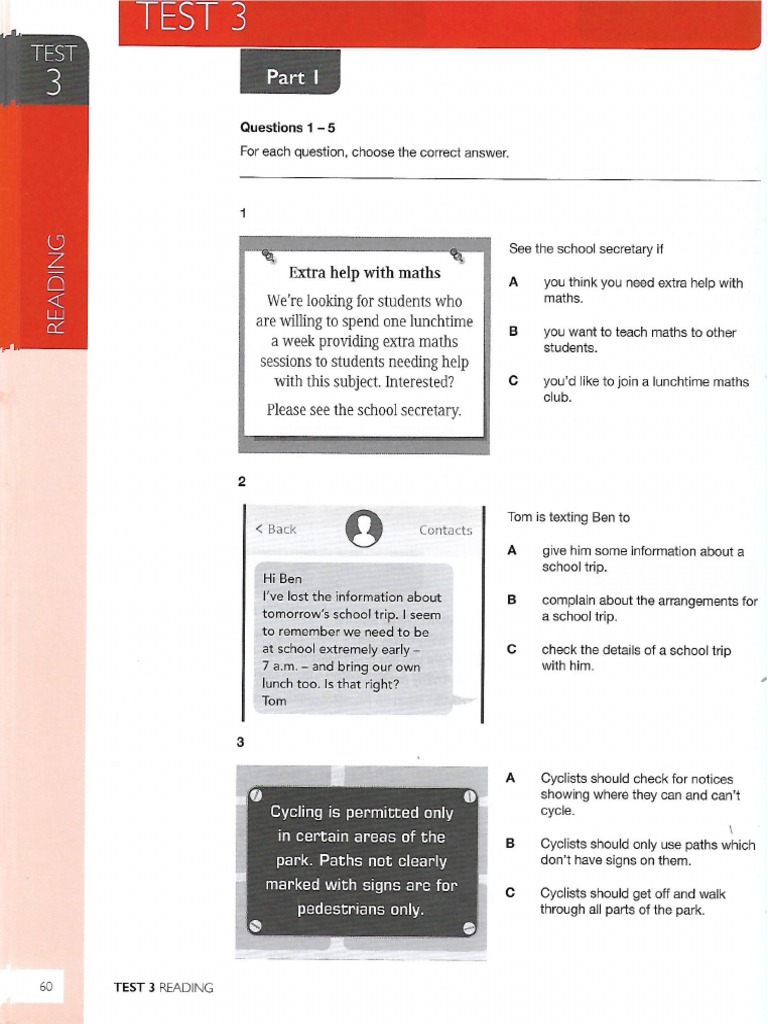 Pearson Practice Test Plus Test 3 PDF