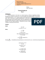 Tutorial Problem 62: Calculating B, H Values and Flux Density