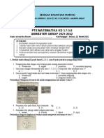 Pts Matematika KD 3.7 Dan 3.8