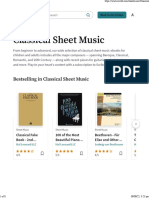 Classical Sheet Music Sheet Music