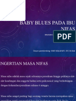 Baby Blues Pada Ibu Nifas