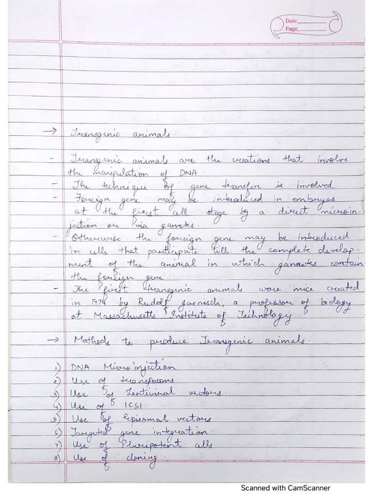 Transgenic Animals | PDF