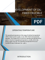 Development of Oil-Fired Crucible: by Group H2